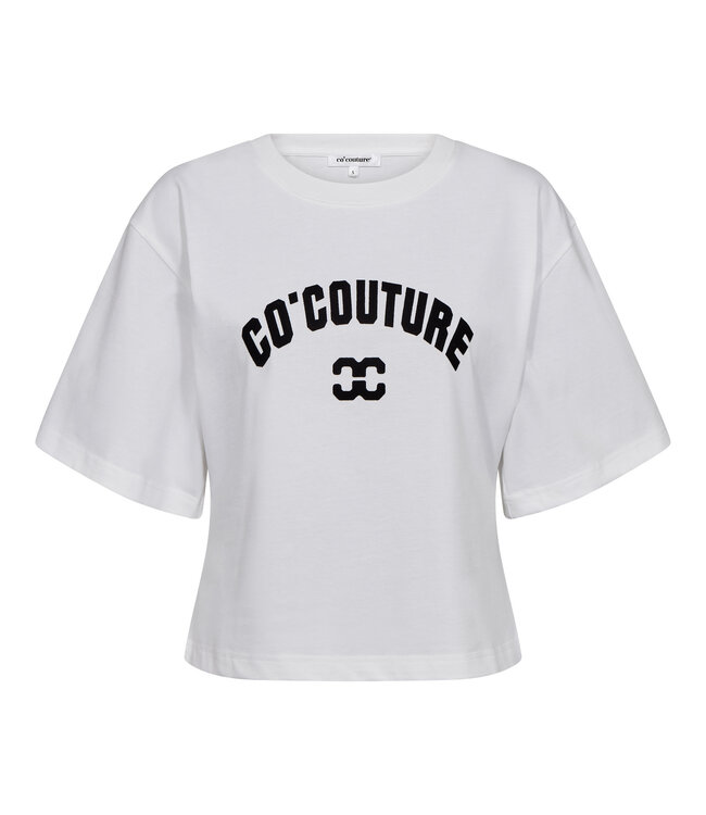 Co'Couture T-shirt Zenga O-neck, White black