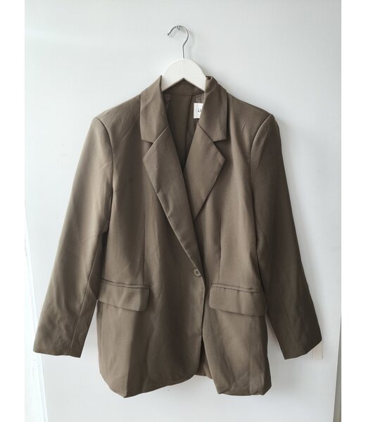 selectedbystijldepartment Blazer split button, Dark Khaki