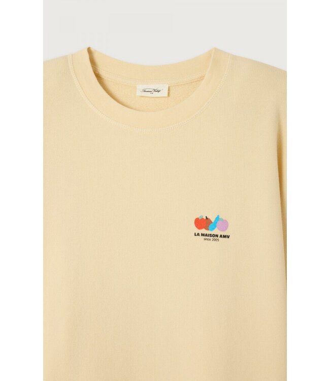 American Vintage Sweater ATU03DE, Ecru