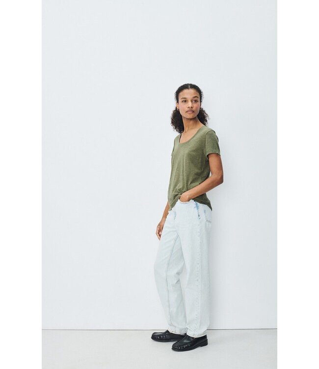 American Vintage T-shirt JAC48VE, Khaki vintage