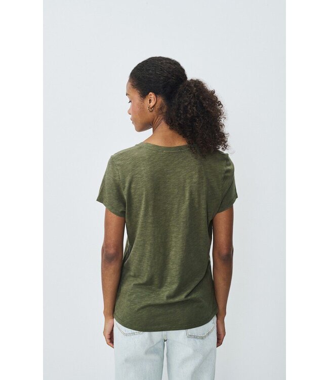 American Vintage T-shirt JAC48VE, Khaki vintage
