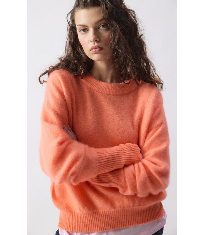 American Vintage Sweater VITO18EE, Salmon melange