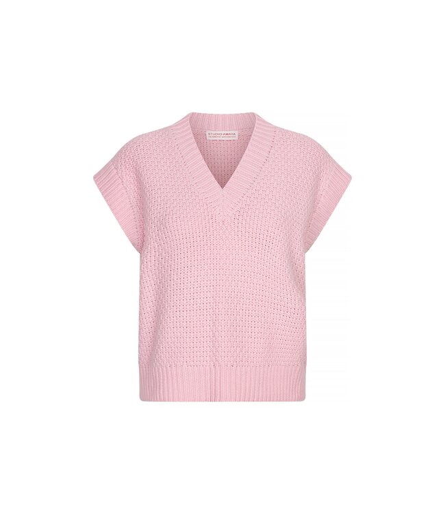 Studio Amaya Spencer Ardina knitwear, Pink