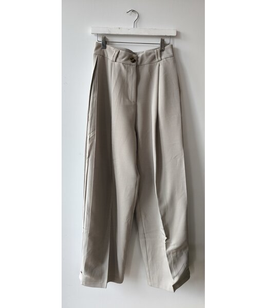 selectedbystijldepartment Pants barrel wide, Beige