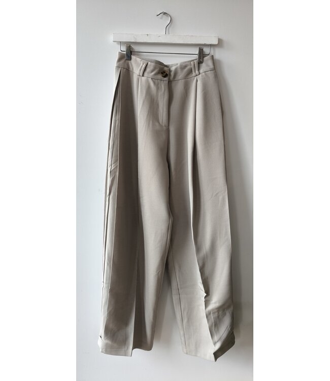 selectedbystijldepartment Pants barrel wide, Beige