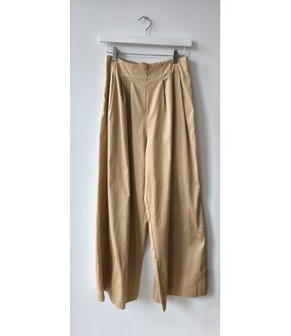 selectedbystijldepartment Pants wide elastic parachute, Sand