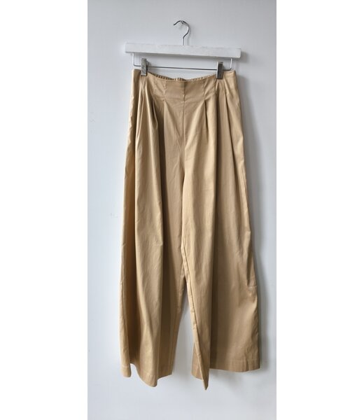selectedbystijldepartment Pants wide elastic parachute, Sand