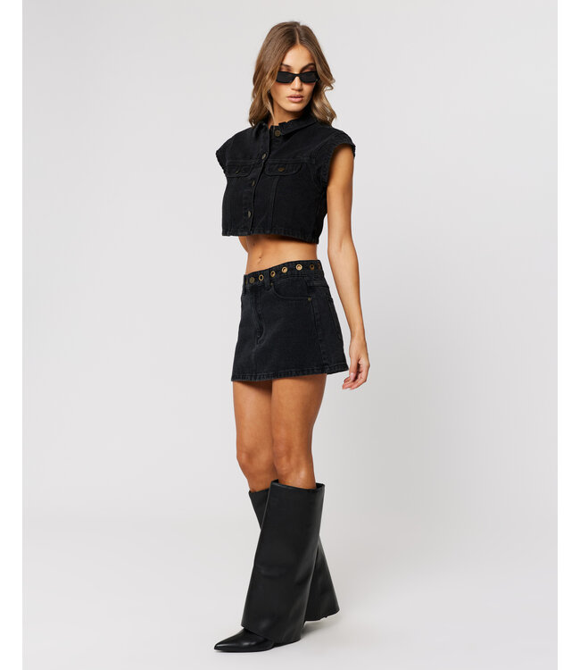 Abrand Skirt mid Aline, Brie