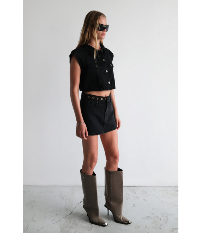 Abrand Skirt mid Aline, Brie