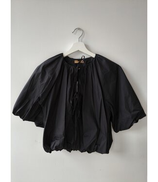 selectedbystijldepartment Top blouse balloon, Black