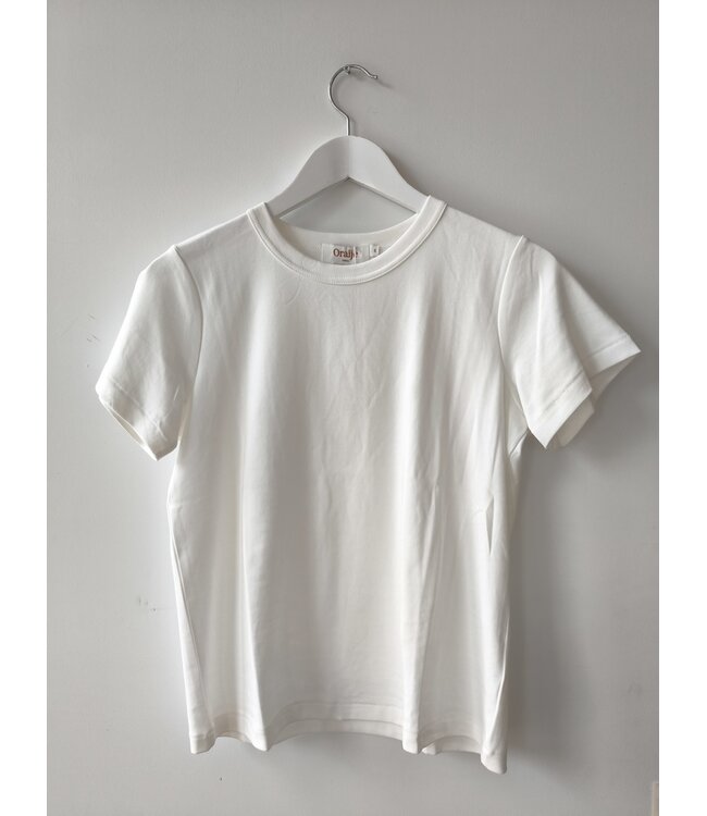 selectedbystijldepartment T-shirt basic fitted, White
