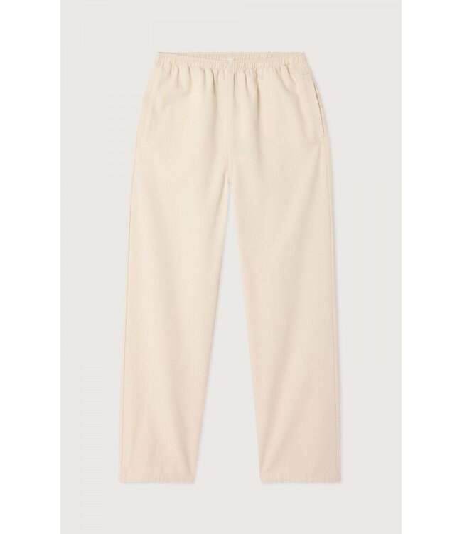 American Vintage Pants LYC10AE, Ecru