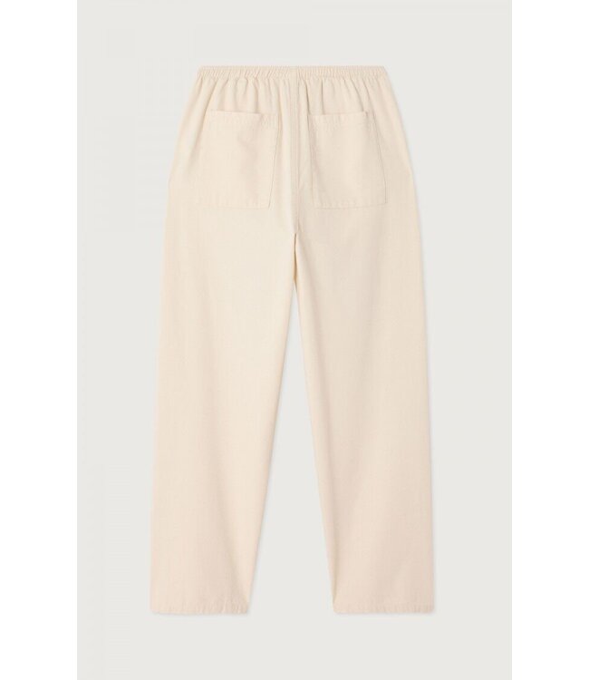 American Vintage Pants LYC10AE, Ecru