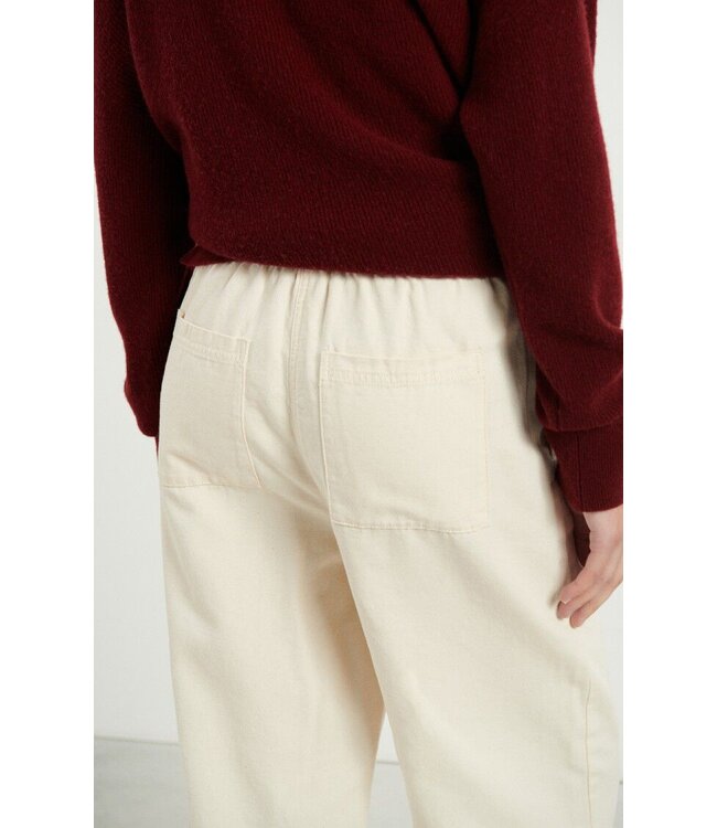 American Vintage Pants LYC10AE, Ecru