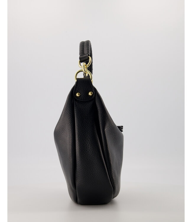 selectedbystijldepartment Bag midi saddle handle, Black