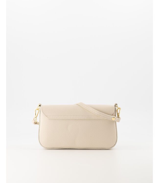 selectedbystijldepartment Bag mini flap button, Ecru
