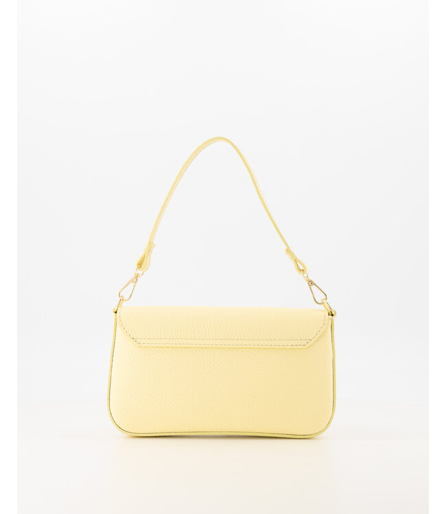 selectedbystijldepartment Bag mini flap button, Butter yellow