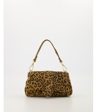selectedbystijldepartment Bag mini elongated flap, Leopard