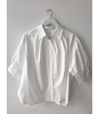 selectedbystijldepartment Blouse T-shirt cotton wide, White