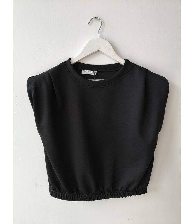 selectedbystijldepartment Skirt top SET sporty, Black