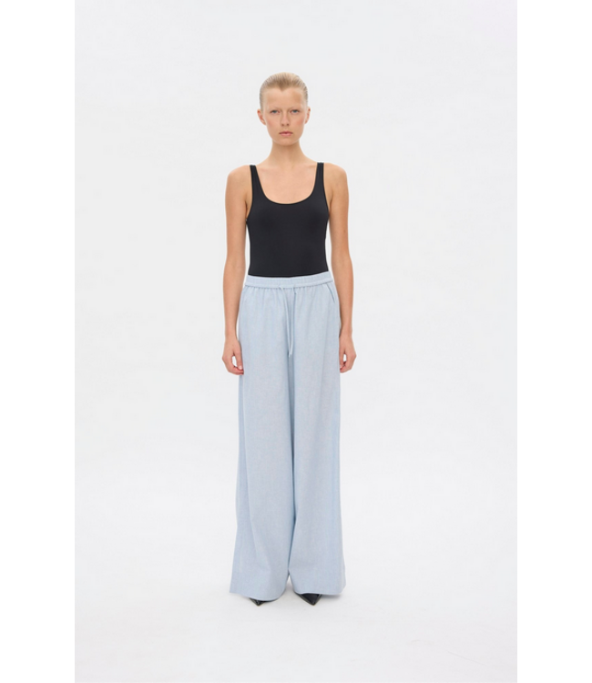 Five units Pants Paula, Light bue linen