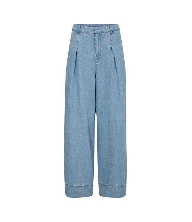 Co'Couture Pants Tilly Pleat, Fade Denim