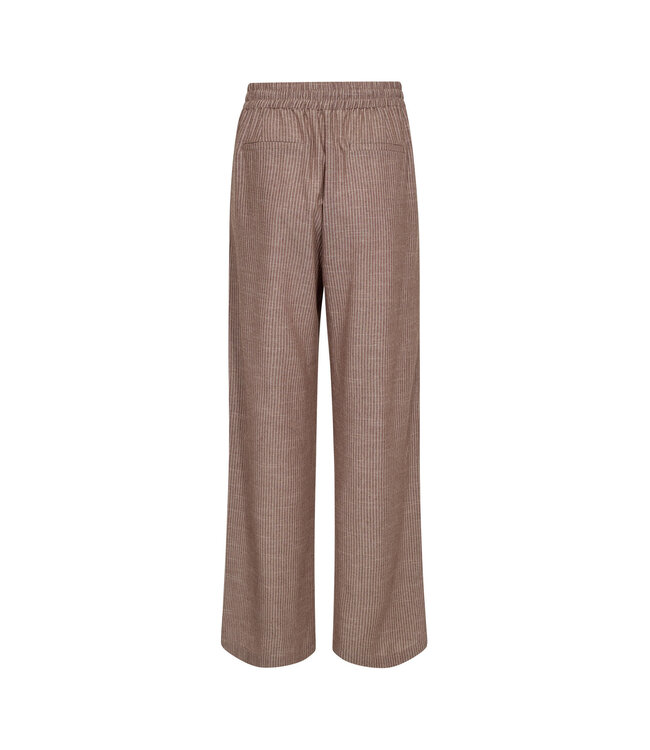 Co'Couture Pants Jiho Stripe, Brown