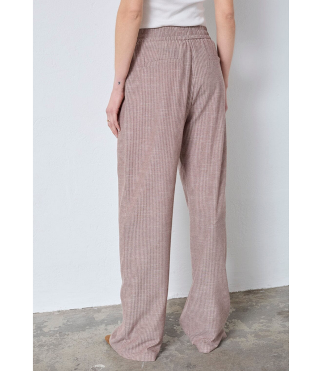 Co'Couture Pants Jiho Stripe, Brown