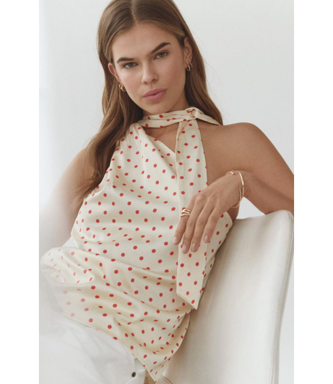 Co'Couture Top Cambria Dot, Off White
