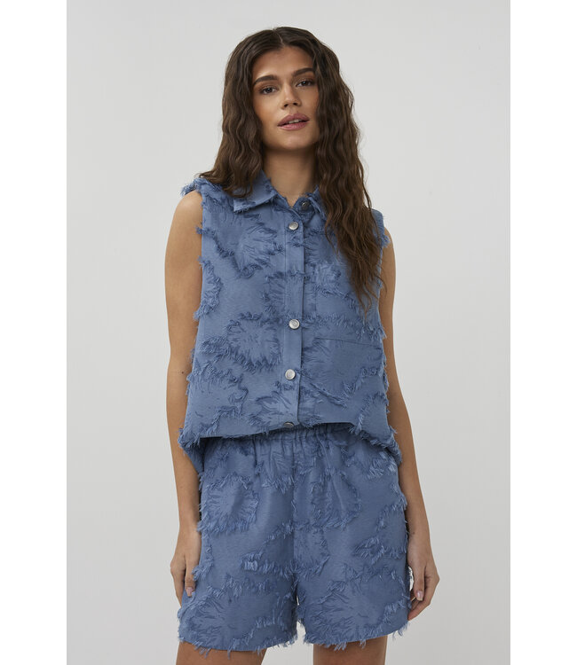 Studio Amaya Blouse Storm, Blue