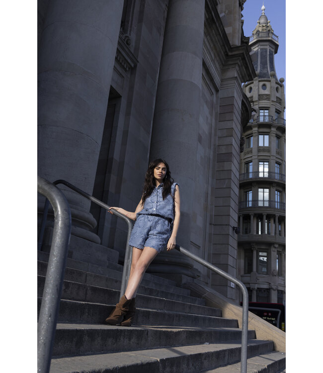 Studio Amaya Blouse Storm, Blue