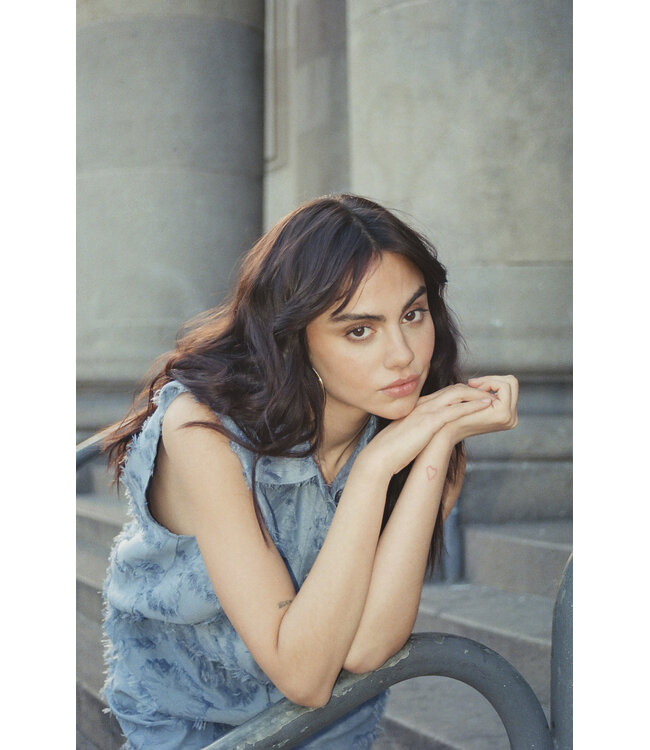 Studio Amaya Blouse Storm, Blue