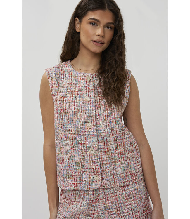 Studio Amaya Gilet Coco, Multi print