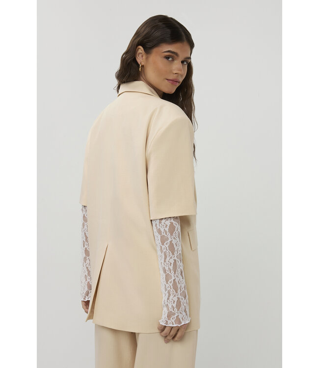 Studio Amaya Blazer Fendi, Beige