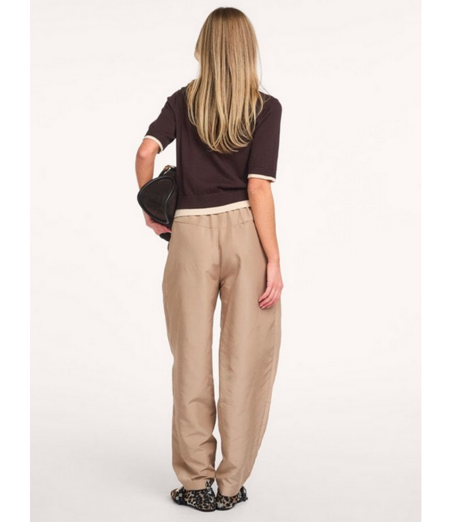 Co'Couture Pants pleat Trice, Sand