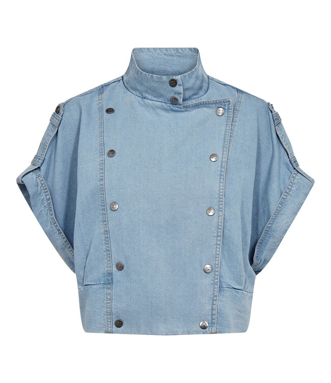 Co'Couture Vest Tilly, Fade denim