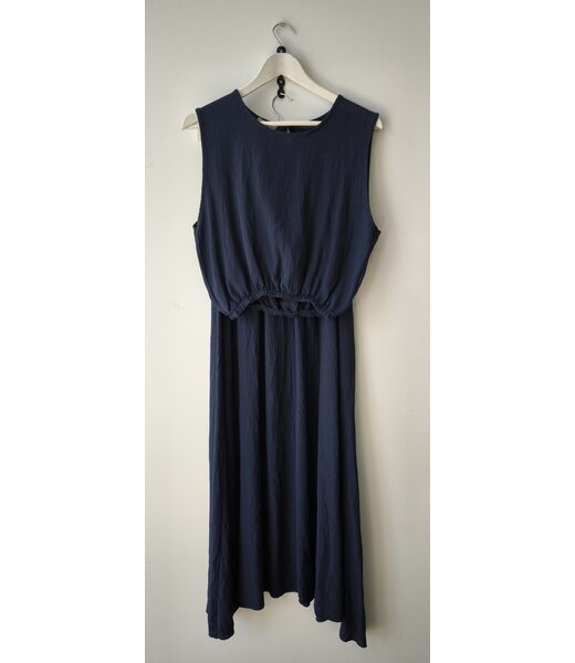 selectedbystijldepartment Dress set skirt top viscose, Navy