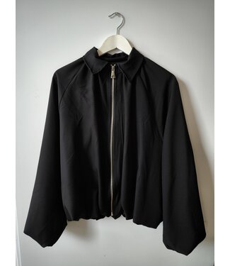 selectedbystijldepartment Jacket balloon zipper (SET), Black