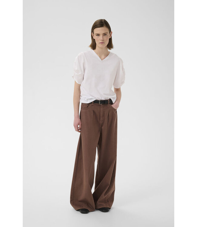 InWear T-shirt Gudrun V-neck, Pure white