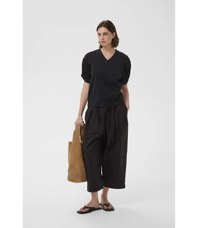 InWear T-shirt Gudrun V-neck, Black