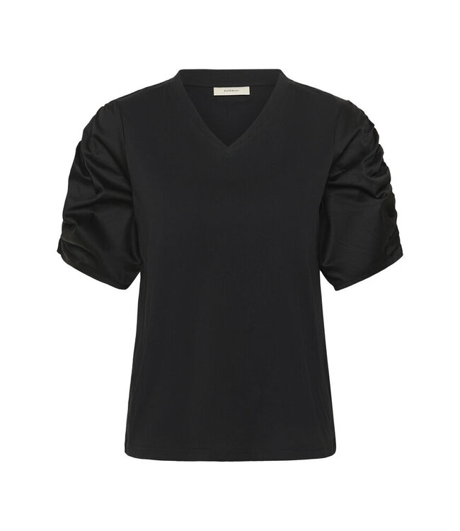 InWear T-shirt Gudrun V-neck, Black