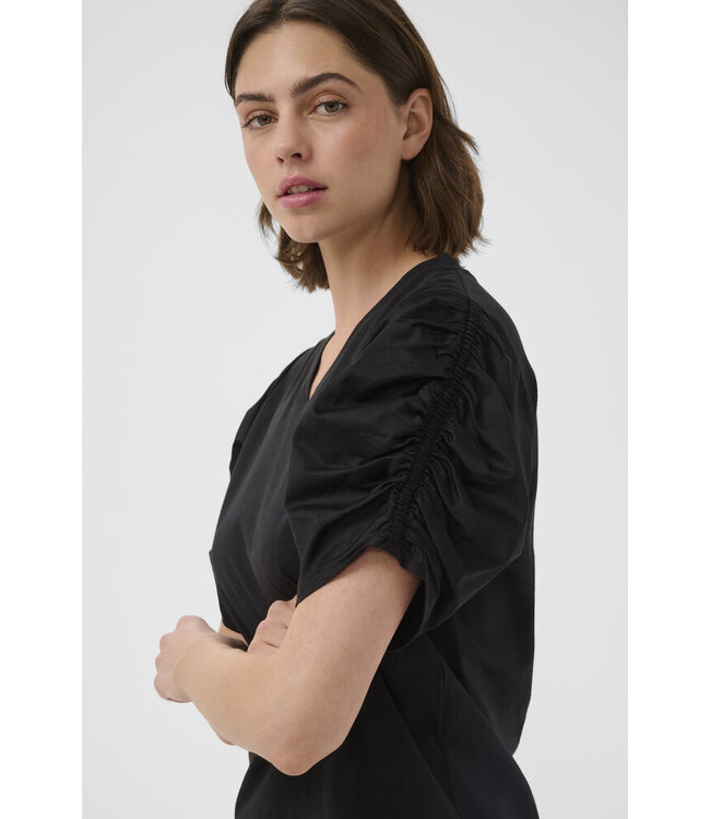 InWear T-shirt Gudrun V-neck, Black
