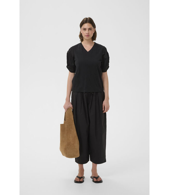 InWear T-shirt Gudrun V-neck, Black