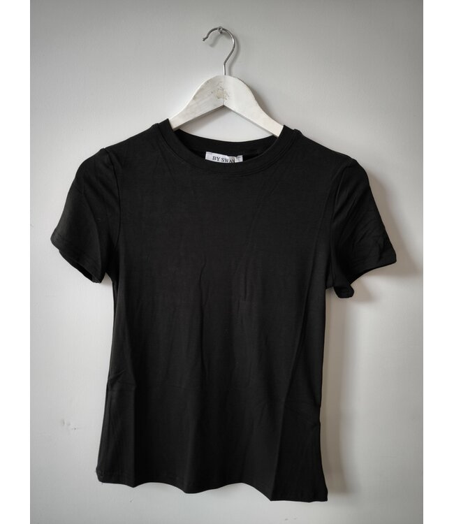 selectedbystijldepartment T-shirt basic stretch, Black
