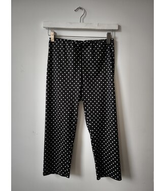 selectedbystijldepartment Legging capri dots, Black white