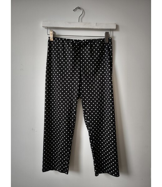 selectedbystijldepartment Legging capri dots, Black white