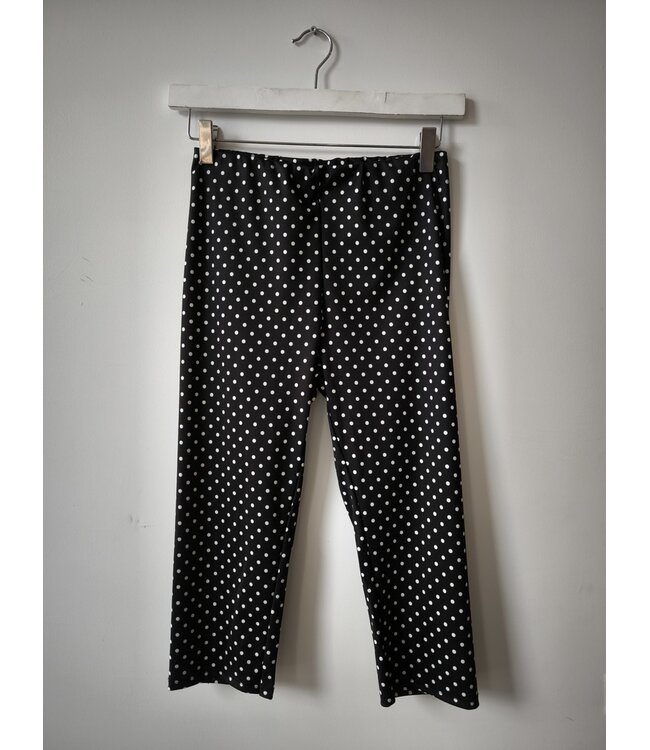 selectedbystijldepartment Legging capri dots, Black white