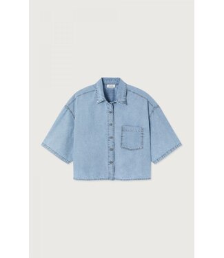 selectedbystijldepartment Blouse PAY06A, Blue snow
