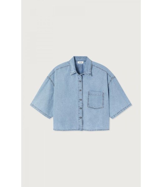 selectedbystijldepartment Blouse PAY06A, Blue snow