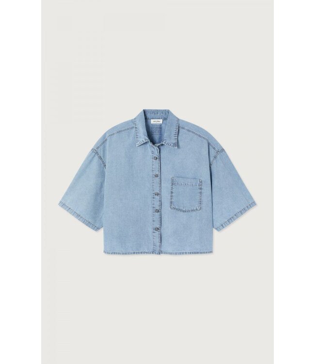 selectedbystijldepartment Blouse PAY06A, Blue snow